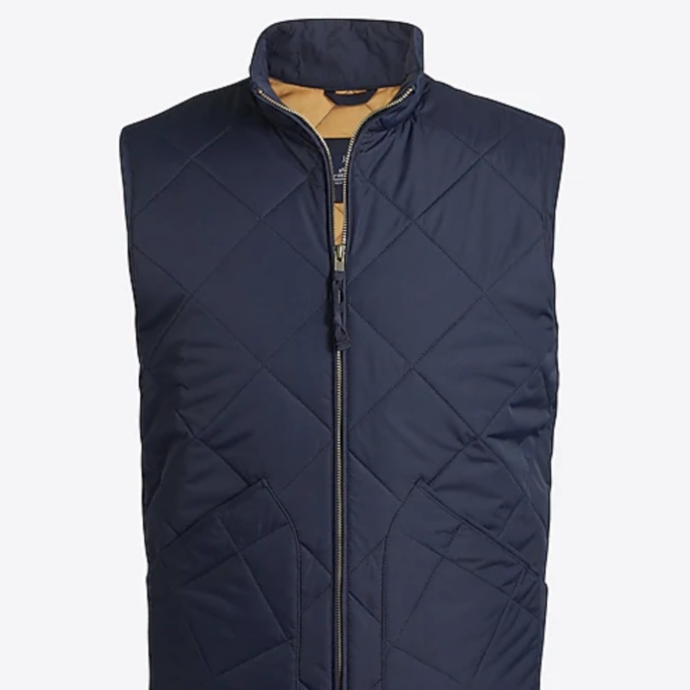 NWT - J Crew Mercantile Walker Vest Navy Medium